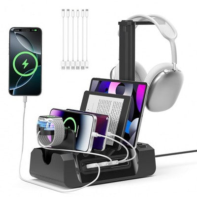 6-Port USB Charging Station